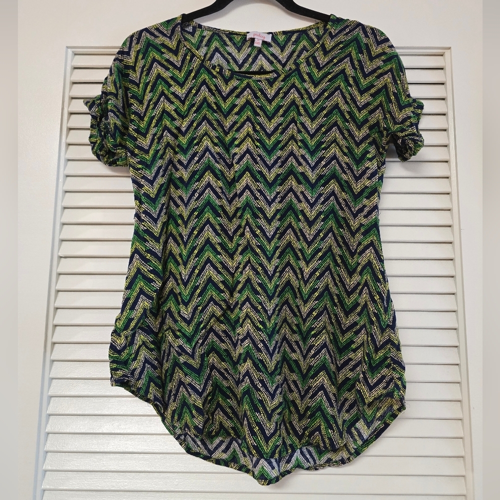 Pixley - Lightweight Relaxed-Fit Short-Sleeve Curved-Hem Top